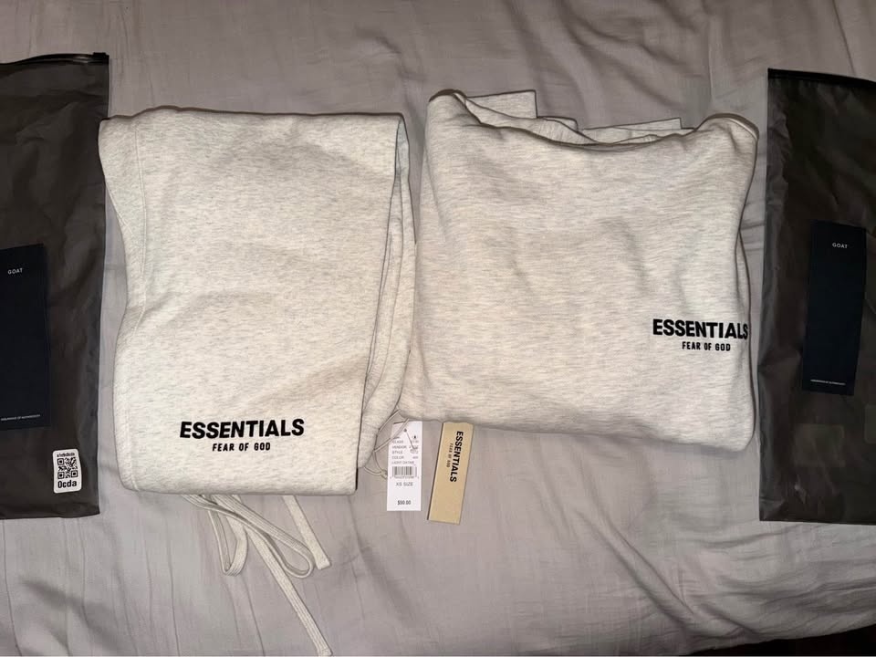 Fear of God Essentials Sweatpants 'Light Oatmeal' US Men’s XS - photo 2