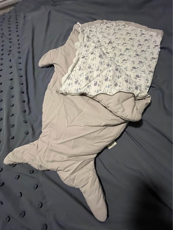 Toddler BabyShark Bites Sleeping Bag Swaddling Blanket Wrap - photo 5