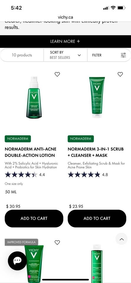 Vichy Normaderm Double Action Care Lotion - photo 4