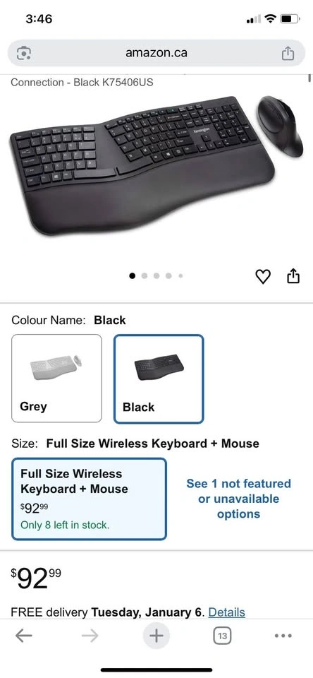 Kensington Pro Fit Keyboard and Mouse - photo 2