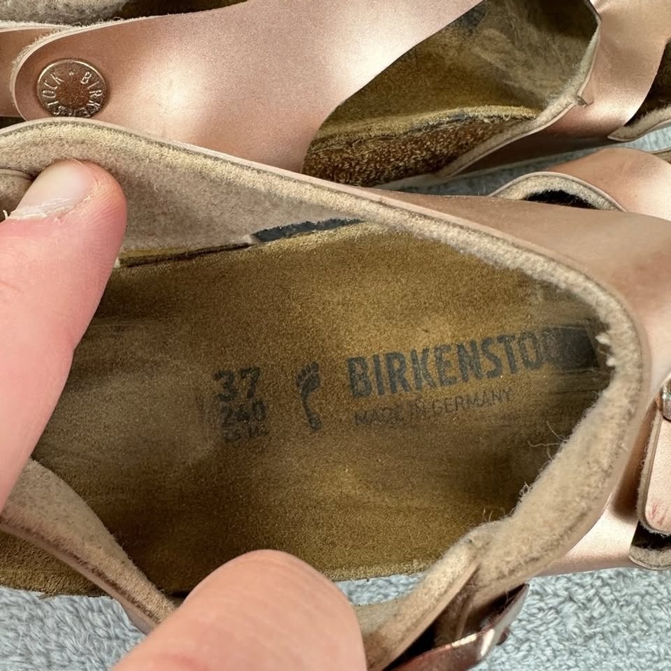 Birkenstock Rio AS Kids Electric Metallic Pink Girls Size 37 EU - photo 4
