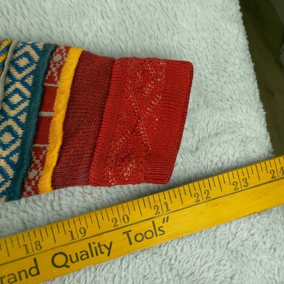 COOGI Australia Wool Knit Red / Multicolor Sweater Men’s Size M - photo 3