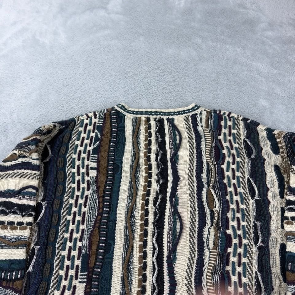 COOGI Australia Knit Vintage Multicolor Sweater Wool Men’s Size - photo 2
