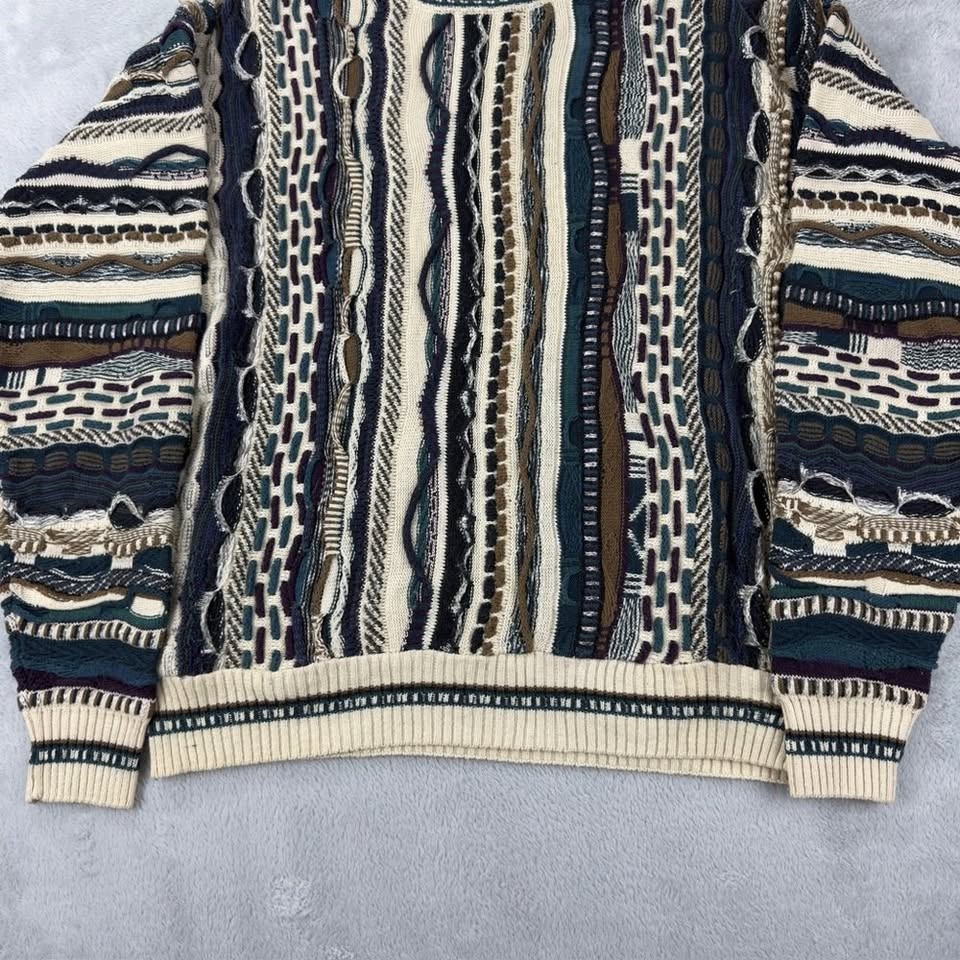 COOGI Australia Knit Vintage Multicolor Sweater Wool Men’s Size - photo 3