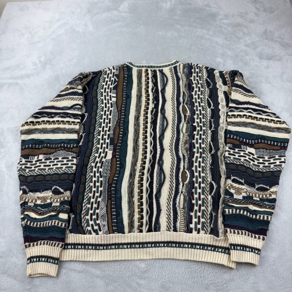 COOGI Australia Knit Vintage Multicolor Sweater Wool Men’s Size - photo 4