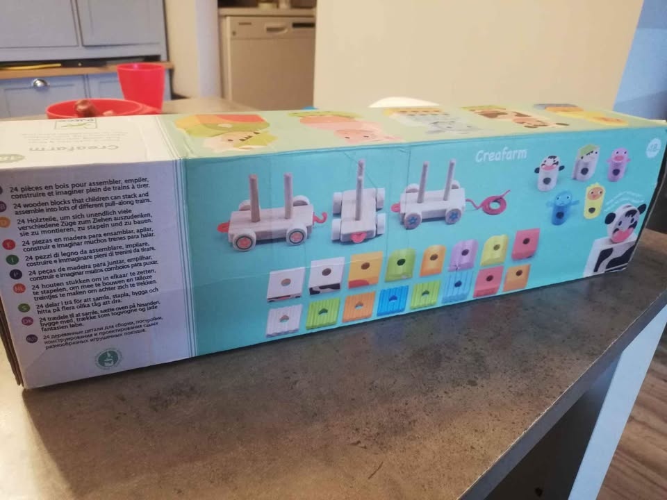 Creafarm djeco wooden toy train - photo 2