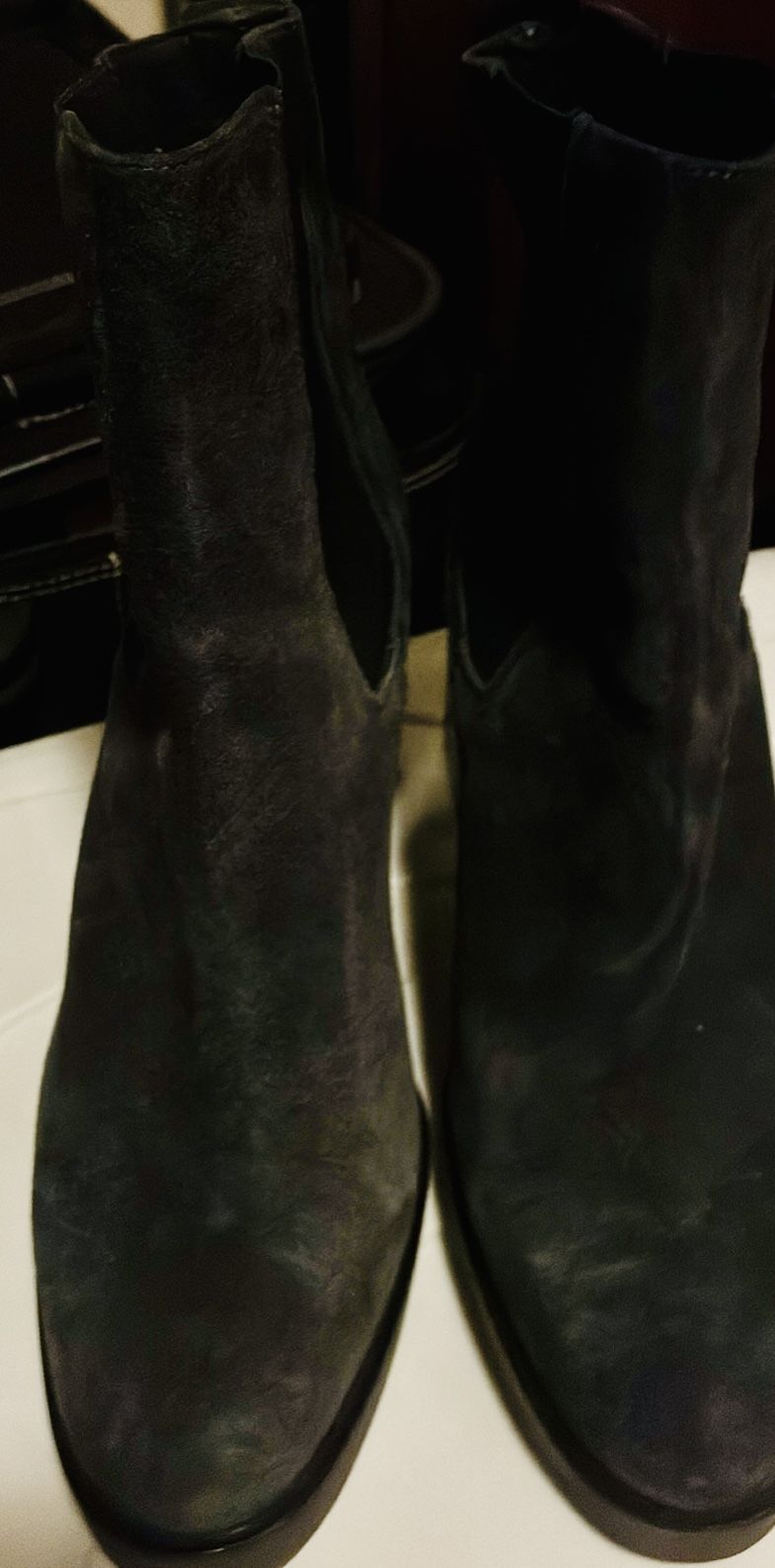 FURLA Gray Chelsea Suede Boots Size EUR 37 / USA 6.5 - photo 3