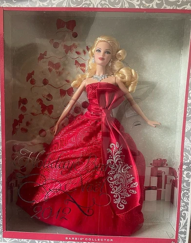 Holiday Barbie 2012 Red Satin Gown Noel Doll Mattel