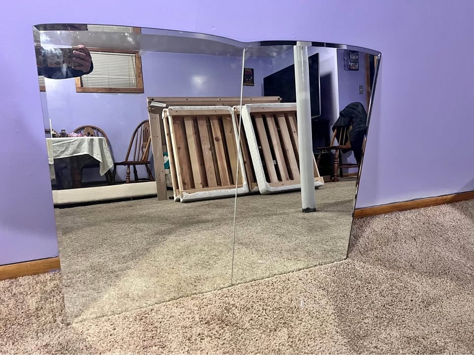 Book-shaped mirror