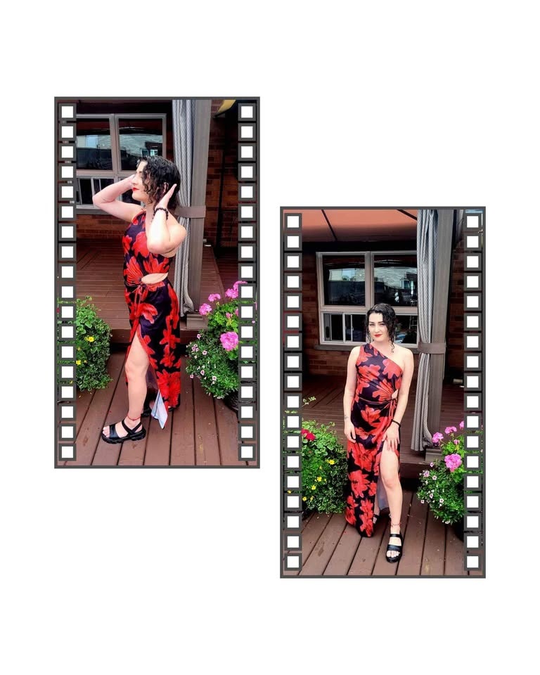 WHITEFOX Satin Wrap Dress w/ slit - photo 4
