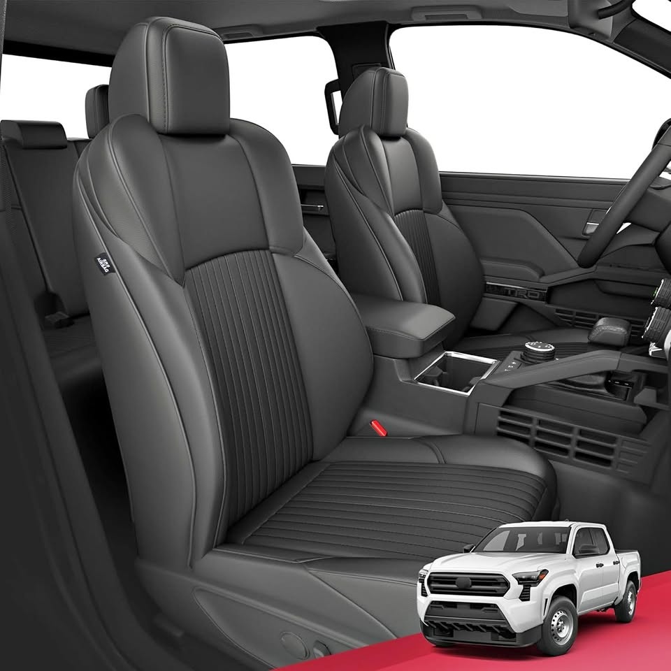 Luxury car seat covers for Toyota Tacoma 2024-2025