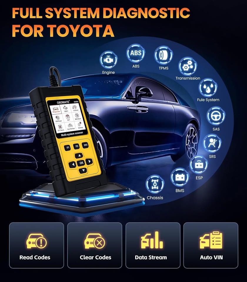 OBDMATE OBD2 Scanner for Toyota Lexus Scion - Brand New - photo 3