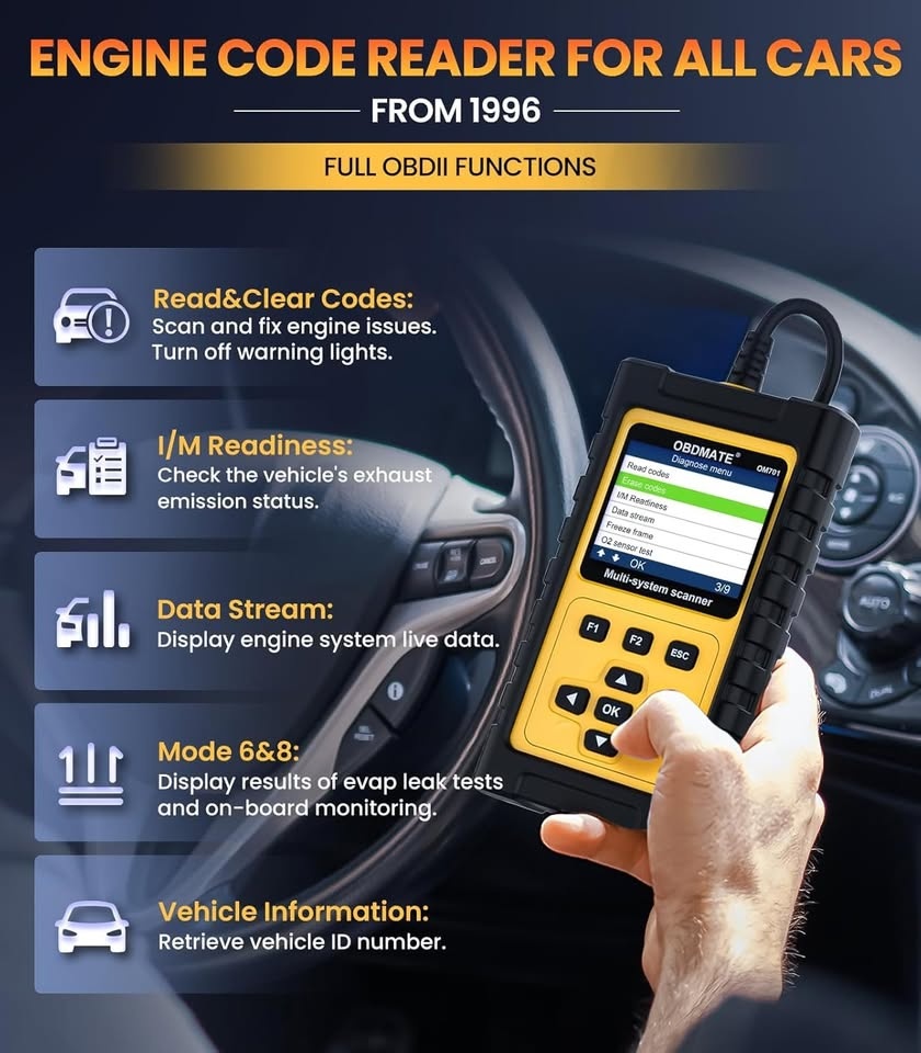 OBDMATE OBD2 Scanner for Toyota Lexus Scion - Brand New - photo 5