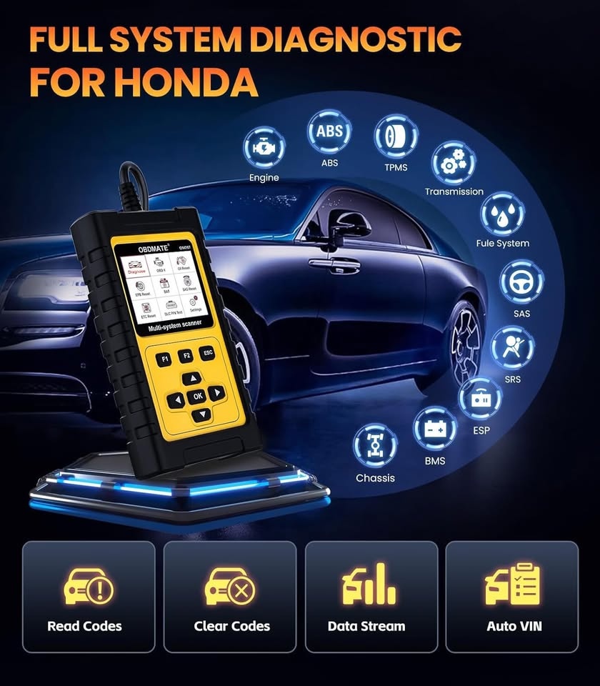 OBDMATE OBD2 Scanner for Honda, Acura - Brand New - photo 3