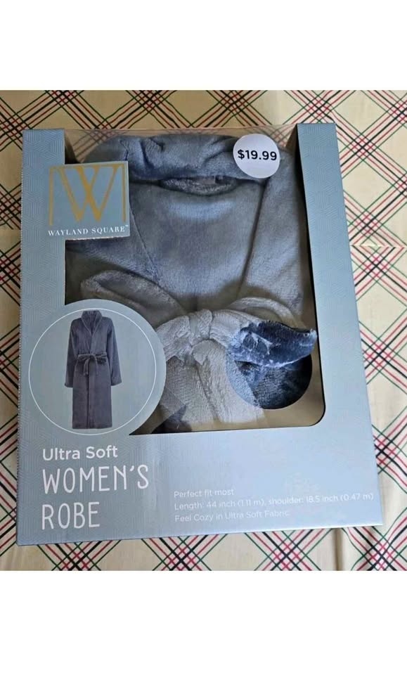 WAYLAND SQUARE-Ultra Soft Women's Robe