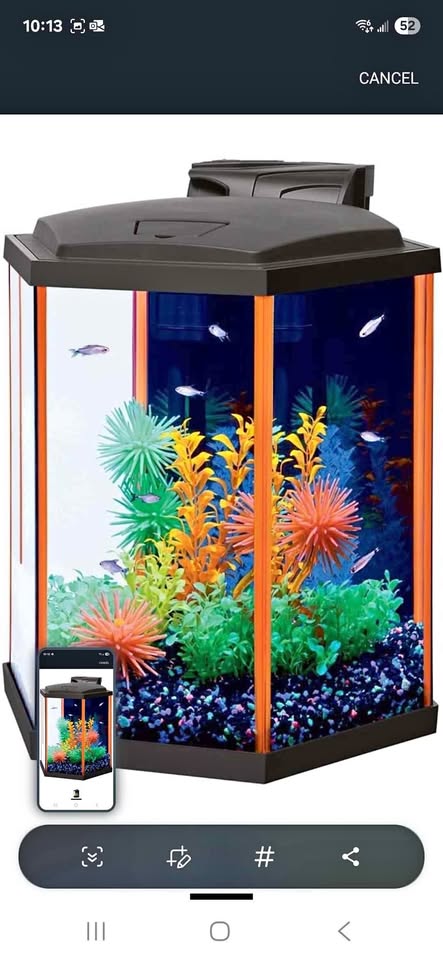 AQUEON NeoGlow Aquarium - 8 Gallon