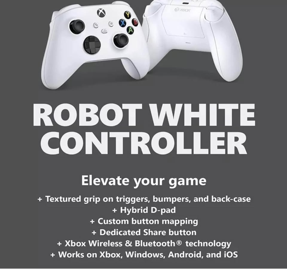 Microsoft Wireless Controller for Xbox One/Series X/S - ROBOT WH - photo 3