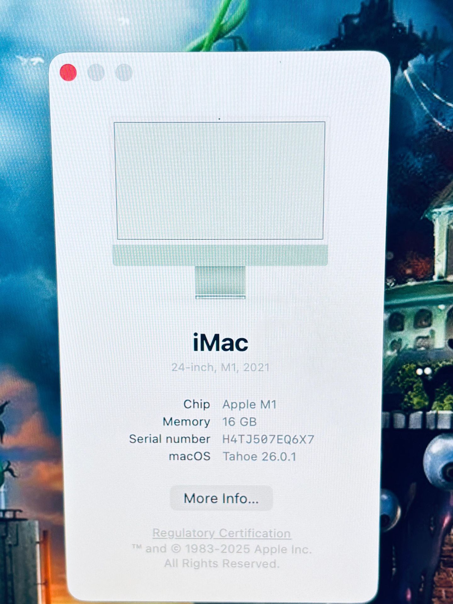 iMac 24” M1 16GB 512GB Like New Apple Keyboard/Mouse - photo 2