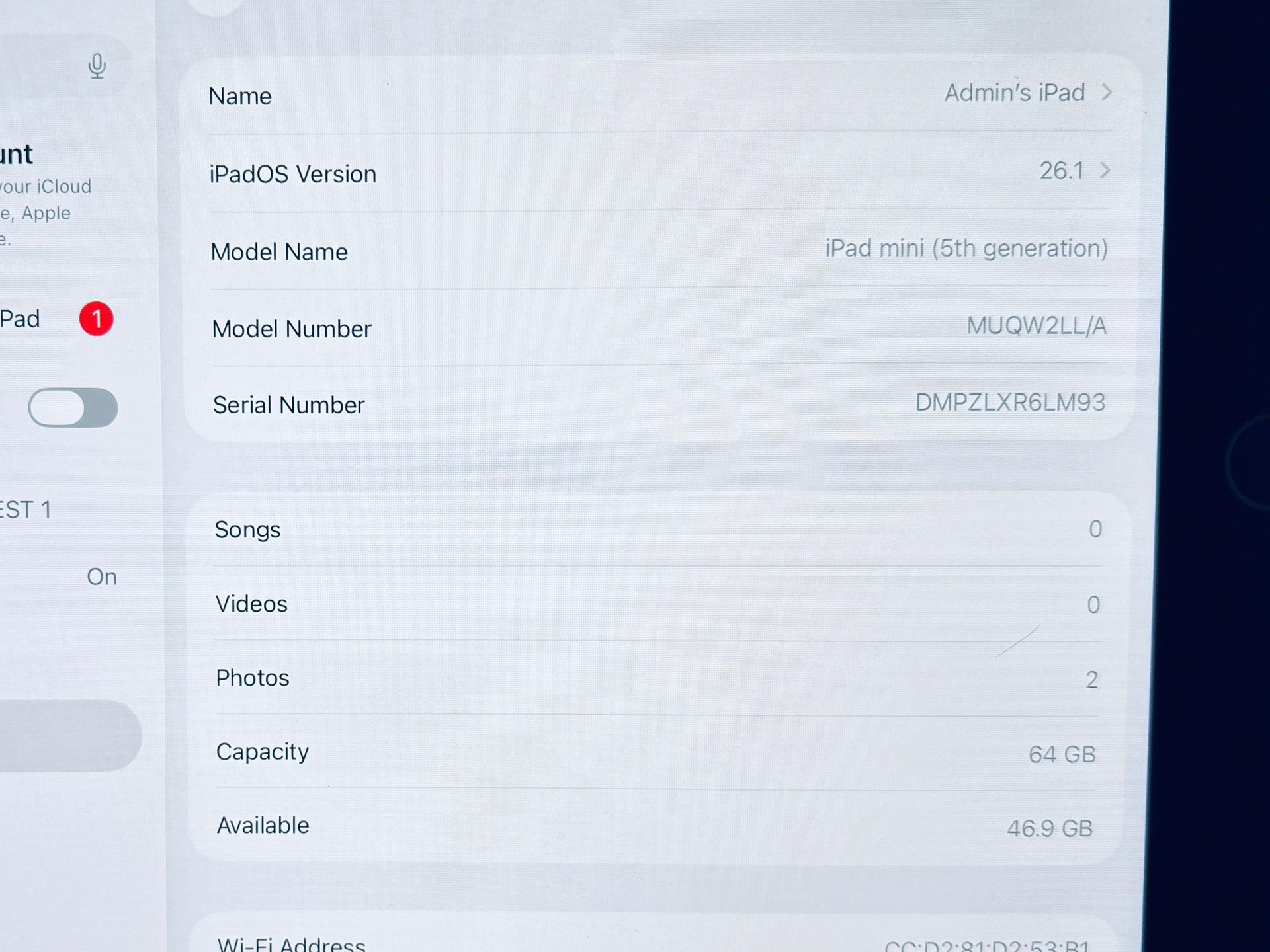 Apple iPad Mini 5 64GB Fully Functional - photo 3