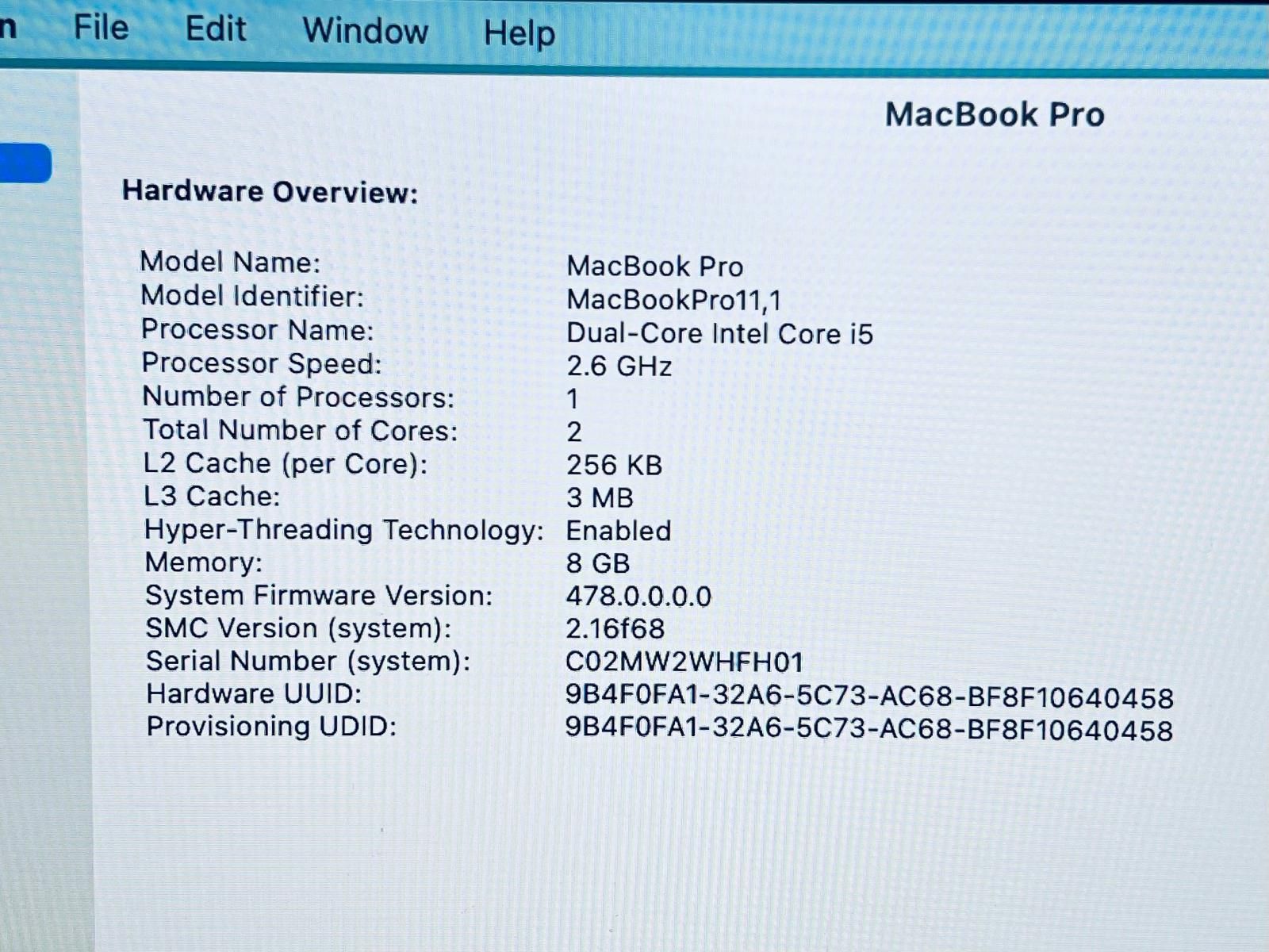 Apple MacBook Pro 13” 2013 Core i5 8GB 500GB OS Big Sur - photo 5