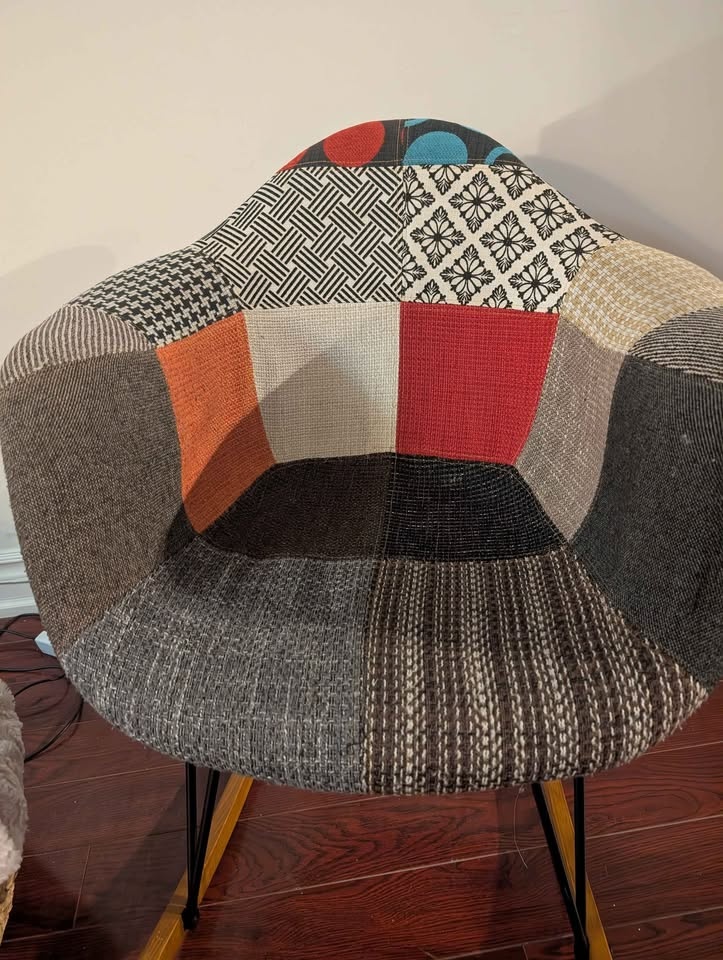 Patchwork funky rocking chair - photo 2