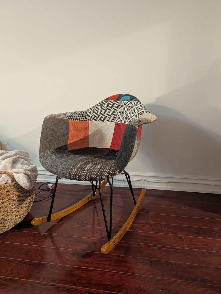 Patchwork funky rocking chair - photo 5