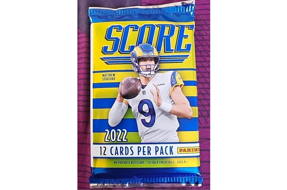 2022 Panini Score Football Pack Factory Sealed 12 Cards
