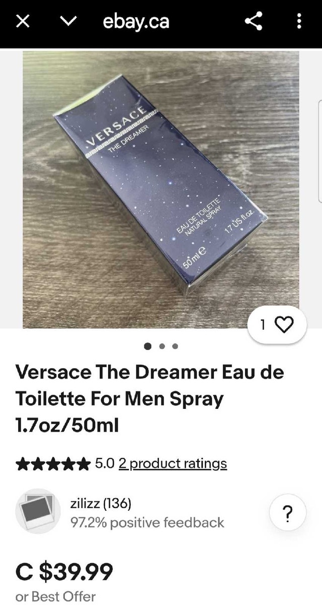Versace The Dreamer Eau de Toilette 50ml - photo 3
