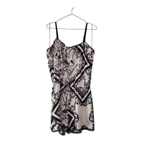 Hello Kitty black and white romper