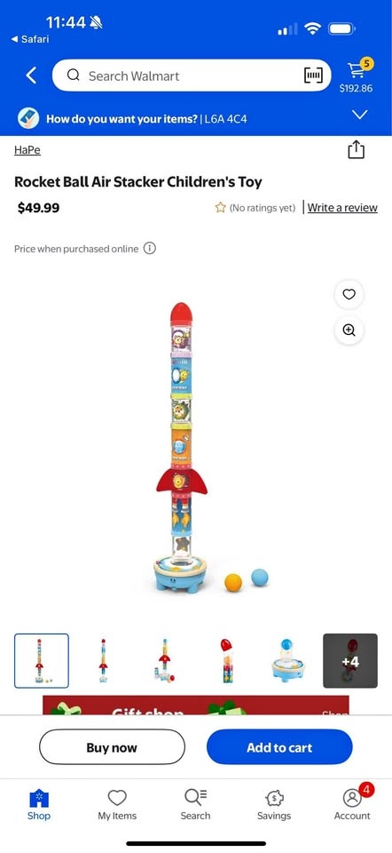 Hape Rocket toy set