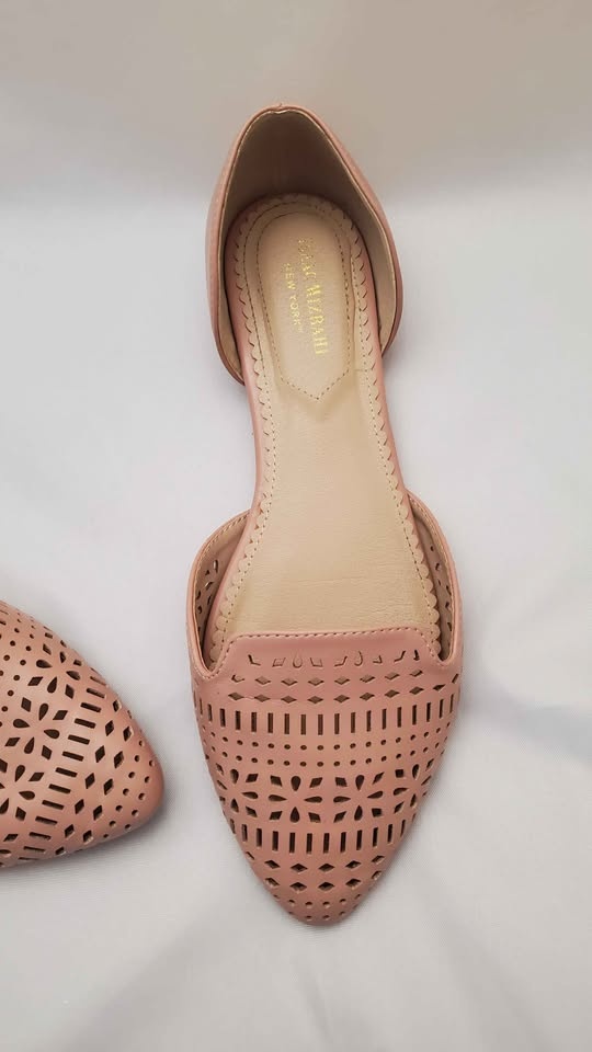 Isaac Mizrahi Blush Pink Flats Women's 8.5 Like New - photo 2