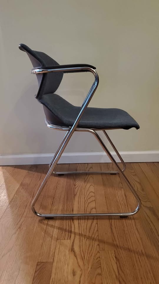 Vintage Acton Stacker Chair - Blue - photo 2
