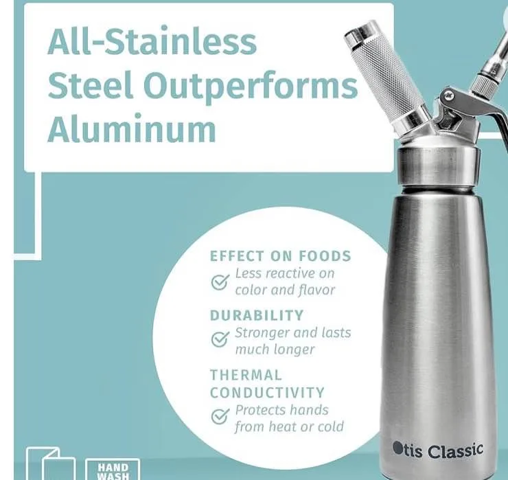 Otis Classic Whipped Cream Dispenser - 500ml image indicator(5)