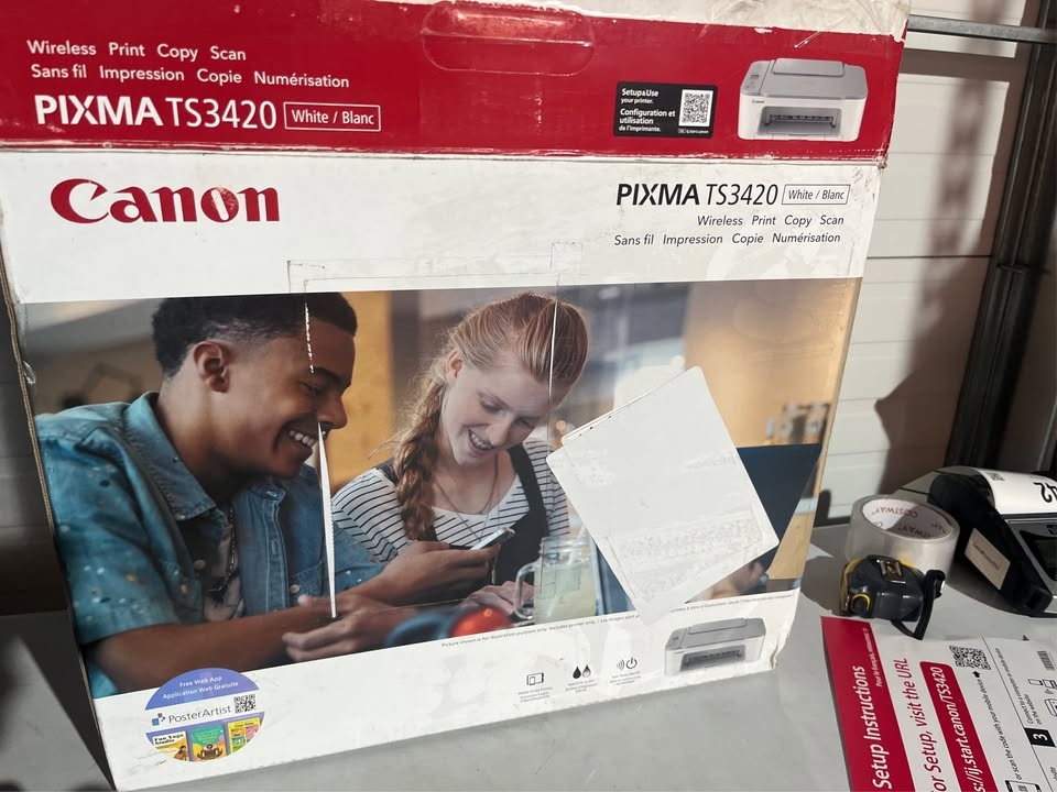 Canon PIXMA TS3420 Wireless Inkjet Printer (White) - photo 5