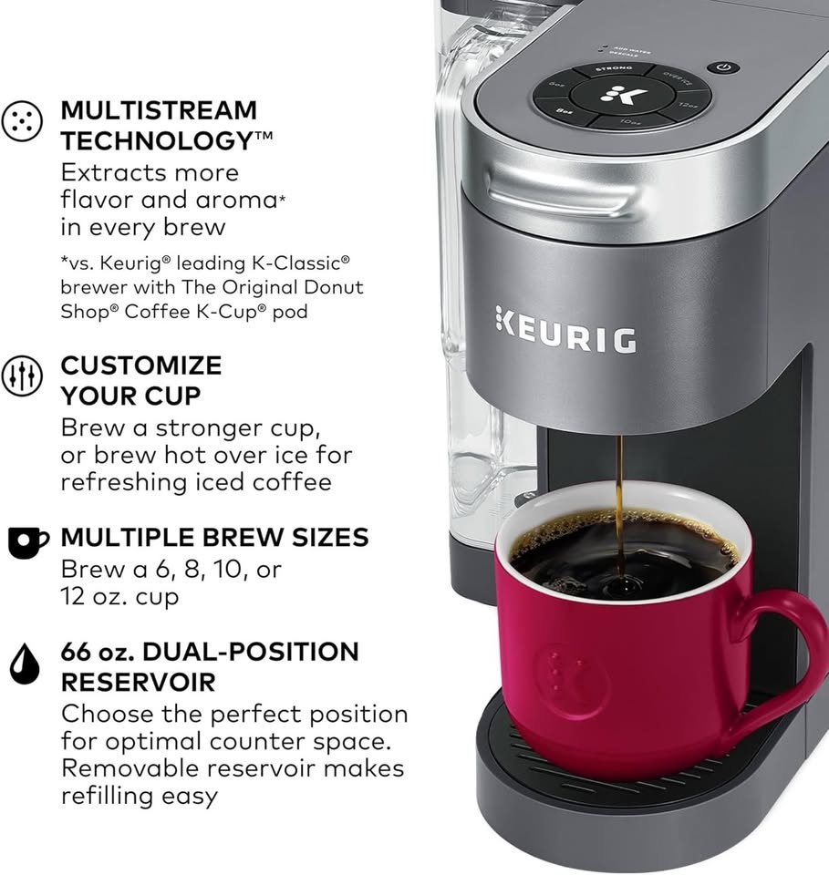 Keurig K-Supreme Single Serve K-Cup Pod Coffee Maker - photo 2