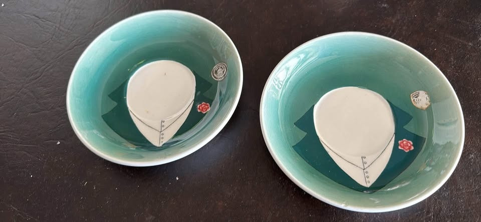 MIYAO PY 90s Old Man &Women tea cup heads w/Plates - photo 5