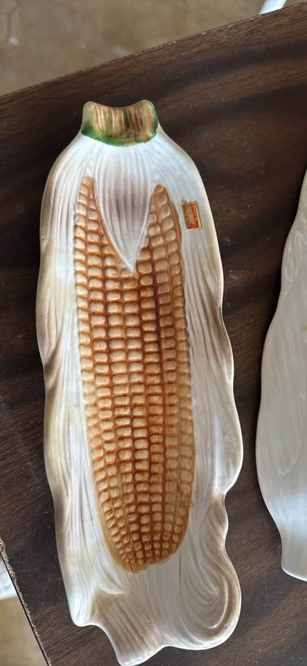 Vintage corn cob holders ceramic set of 4 - photo 3