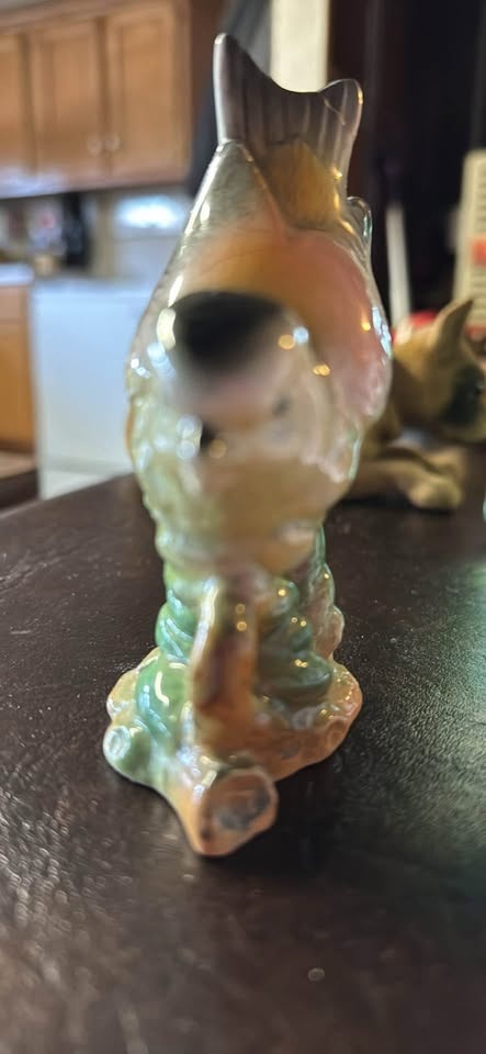 Vintage colorful bird figurine 4-1/2 “ tall - photo 2