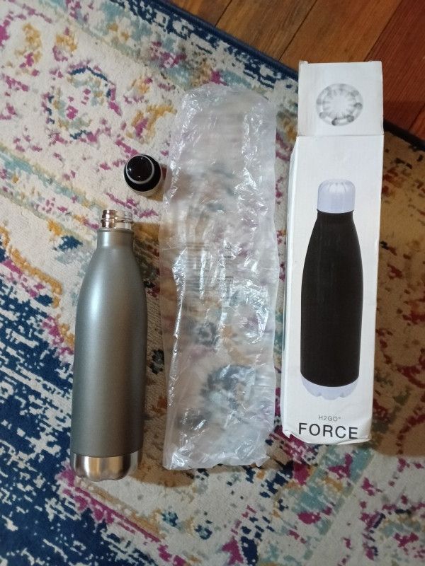 New Grey H2Go Force Insulated 26 Oz Hot/Cold Thermos - photo 3