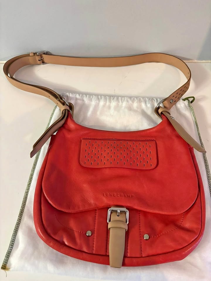 Longchamp Balzane Leather Crossbody Bag