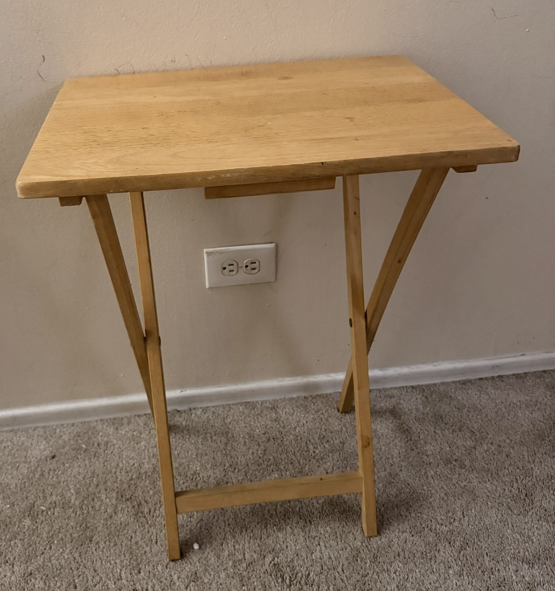 Small folding table