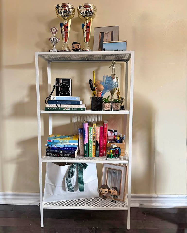 White 4-Shelf Bookcase