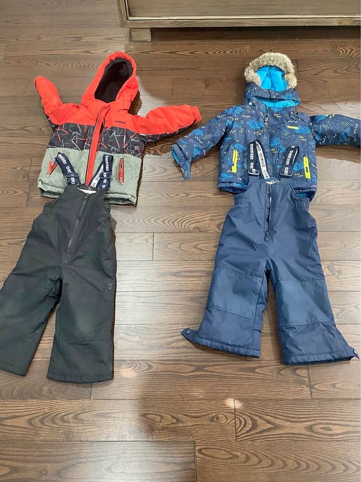 Oshkosh snowsuits size 24month and 2T