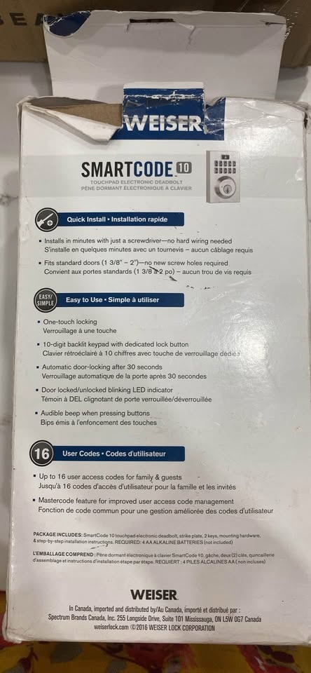 Weiser smart lock - photo 2