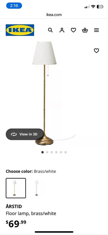IKEA floor lamp