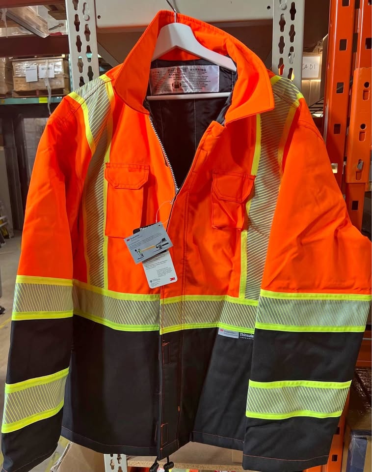 NEW Hi-Vis Safety Jacket – ANSI Class 3 Level 2 – Thinsulate