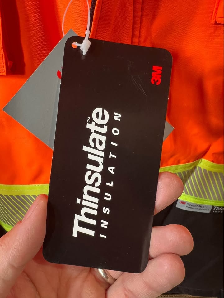 NEW Hi-Vis Safety Jacket – ANSI Class 3 Level 2 – Thinsulate - photo 3