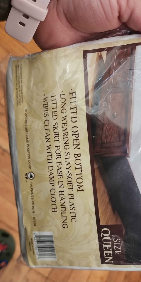 Better Home fitted plastic mattress cover - photo 2