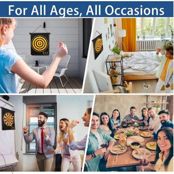12 pcs Magnetic Dart Board for Kids or For All Ages image indicator(2)