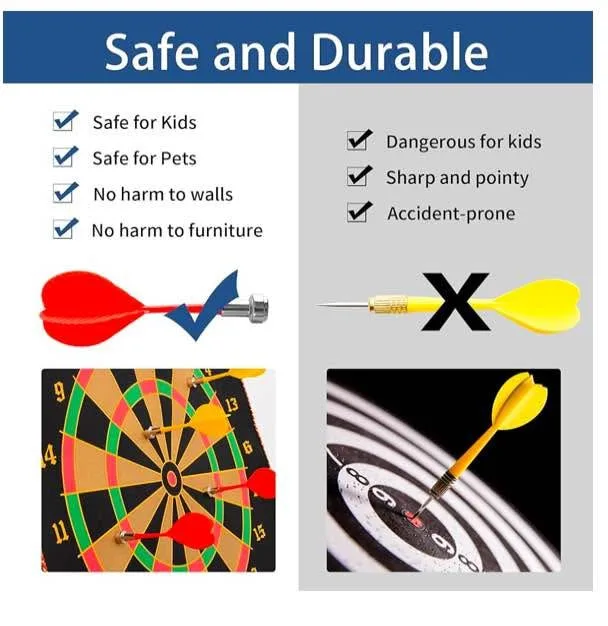 12 pcs Magnetic Dart Board for Kids or For All Ages image indicator(3)